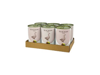 Konzerva BOHEMIA husí maso ve vlastní šťávě 6x400g (multipack)