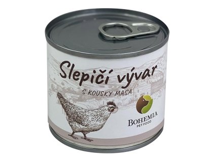 Vývar BOHEMIA slepičí s kousky masa 140ml