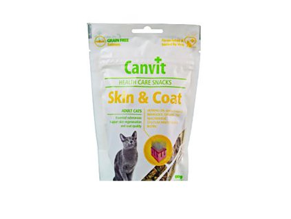 CANVIT Cat Snacks Skin & Coat 100g