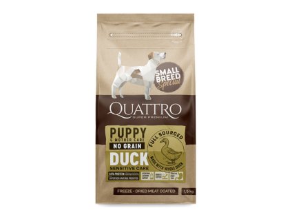 QUATTRO Dog Puppy/Mother Small Breed kachna 7kg