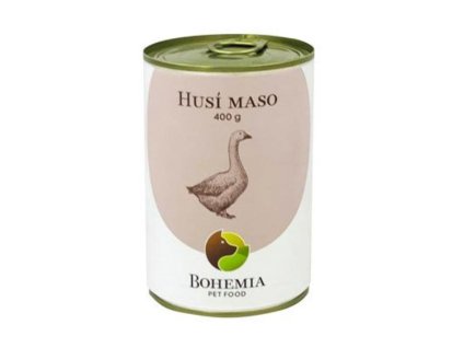 Konzerva BOHEMIA husí maso ve vlastní šťávě 400g