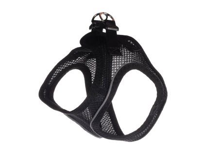 Postroj FLAMINGO Step & Go Bento černý (M) 30-35x41-44cm