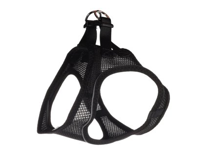 Postroj FLAMINGO Step & Go Bento černý (XL) 40-43x49-54cm