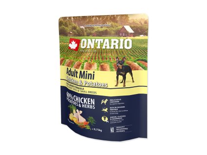 ONTARIO Adult Mini Chicken & Herbs 0,75kg