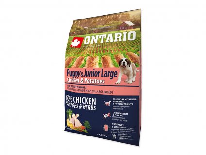 ONTARIO Puppy & Junior Large Chicken & Herbs 2,25kg