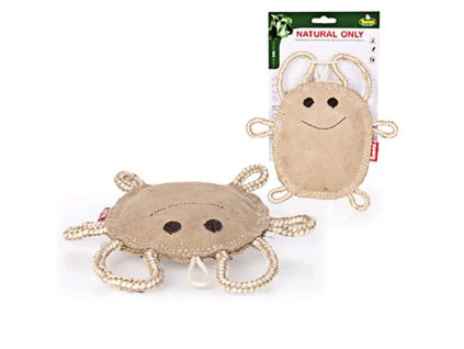 Hračka TOMMI kůže - Natural Only želva 21x22cm