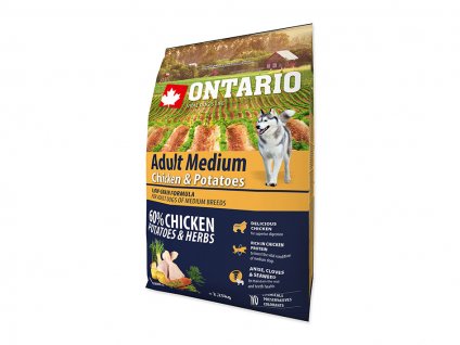ONTARIO Adult Medium Chicken & Herbs 2,25kg