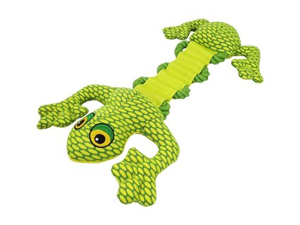 Hračka NOBBY nylon - propletená žába 43cm