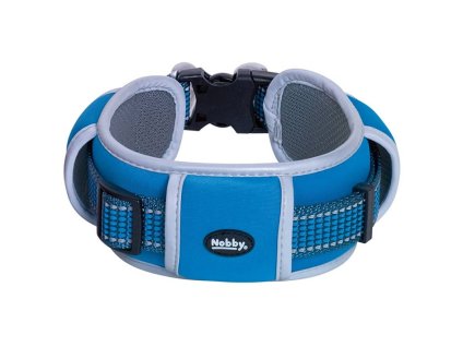 Obojek NOBBY Kalea Extra široký (XS-S) modrý 1,5x34-55cm
