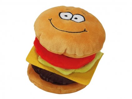 Hračka NOBBY plyš - Classic Cheeseburger 15cm
