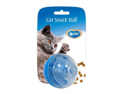 Hračka pro kočky DUVO+ - interaktivní míč na pamlsky 5x5x5cm
