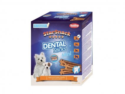 NOBBY StarSnack Dental Sticks Mini 252g (28ks)
