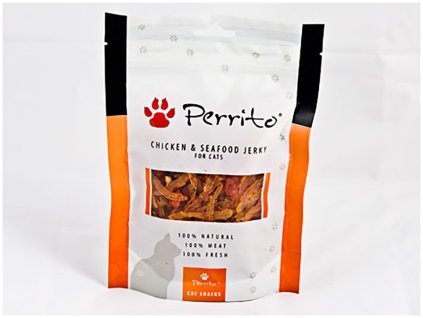 PERRITO Dog Chicken and Seafood Jerky 100g