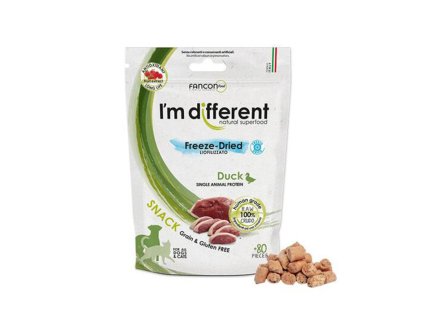 I´M DIFFERENT Snack kachna - mrazem sušený pamlsek 40g