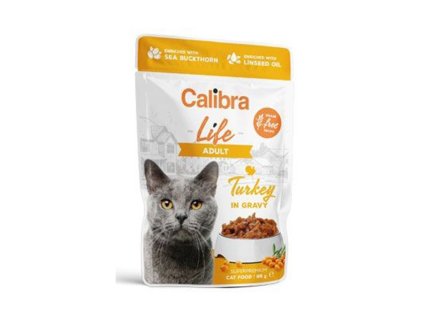 Kapsička CALIBRA Cat Life Adult Turkey in Gravy 85g