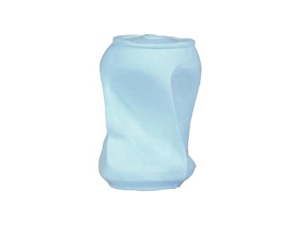 Hračka AMARAGO guma TPR - Eco Friendly plechovka modrá 16cm (110g)
