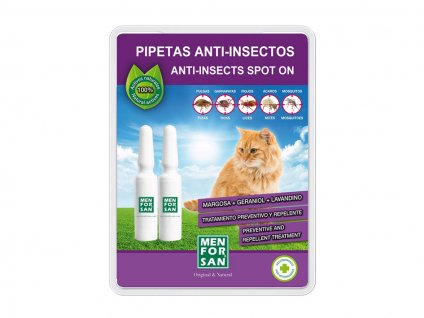 MENFORSAN antiparazitní pipety pro kočky 2x1,5ml