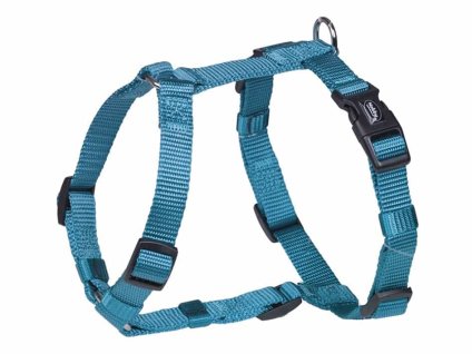 Postroj NOBBY Classic nylonový světle modrý (L-XL) 2,5x70-90cm