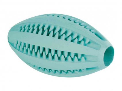 Hračka TRIXIE guma - rugby míč s mátou 11cm