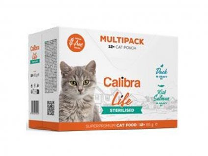 Kapsička CALIBRA Cat Life Sterilised 12x85g (multipack)