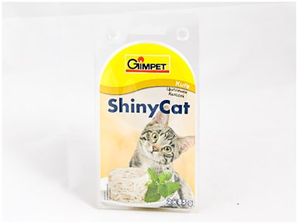 Konzerva GIMPET Shiny Cat kuře 2x70g