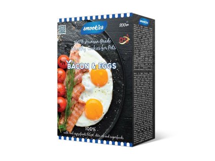 SMOOKIES Premium Bacon -  slaninové sušenky 100% Human Grade 200g