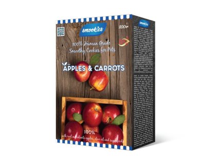 SMOOKIES Premium Apple -  jablkové sušenky 100% Human Grade 200g