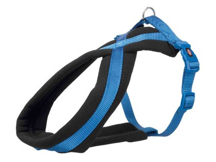 Postroj TRIXIE Premium podšitý královsky modrá (L-XL) 2,5x70-110cm