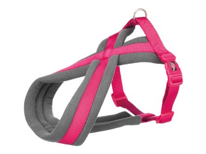 Postroj TRIXIE Premium podšitý fuchsie (L-XL) 2,5x70-110cm