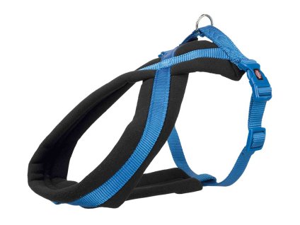 Postroj TRIXIE Premium podšitý královsky modrá (S-M) 2x40-70cm