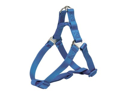 Postroj TRIXIE Premium královsky modrá (M) 2x50-65cm