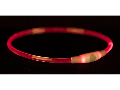 Svítící obojek TRIXIE Flash Light Ring Multicolor (L-XL) 65cm