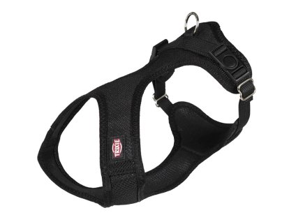 Postroj TRIXIE Soft vypolstrovaný černý (S) 2x33-50cm