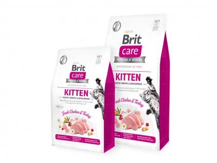 BRIT CARE Cat Grain-Free Kitten Healthy Growth & Development 400g