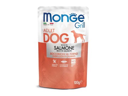 Kapsička MONGE Dog Grill Adult losos 100g