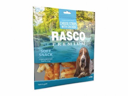 RASCO Premium proužky sýru obalené kuřecím masem 500g