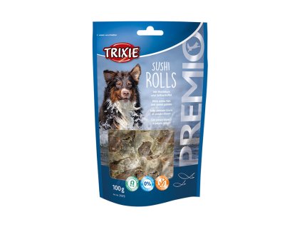 TRIXIE Premio Sushi Rolls Light - 100% rybí kolečka 100g