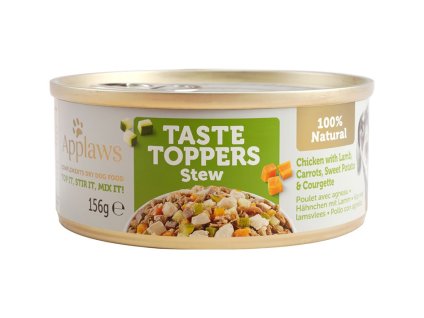 Konzerva APPLAWS Dog Taste Toppers Stew kuřecí s jehněčím 156g