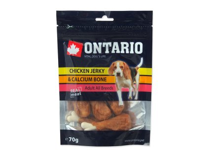 ONTARIO Chicken Jerky and Calcium Bone 70g