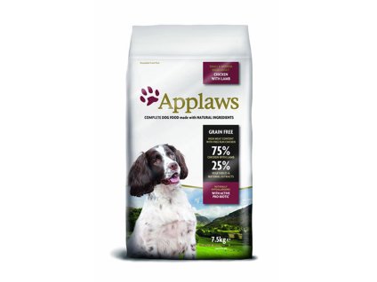 APPLAWS Dog Adult Small & Medium Breed Chicken & Lamb 7,5kg