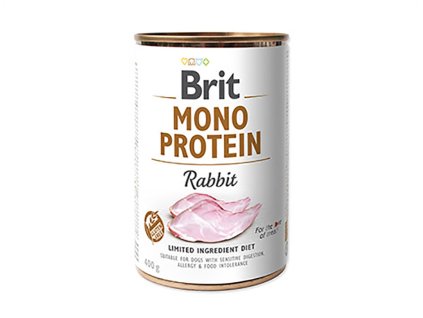 Konzerva BRIT Mono Protein Rabbit 400g (DOPRPDEJ)