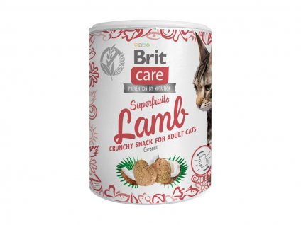 BRIT CARE Cat Snack Superfruits Lamb 100g