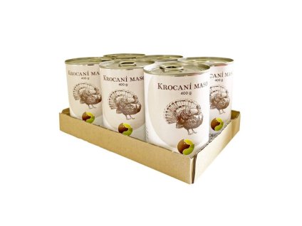Konzerva BOHEMIA krocaní maso ve vlastní šťávě 6x400g (multipack)