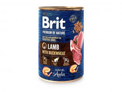Konzerva BRIT Premium by Nature Lamb & Buckwheat 400g
