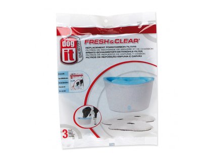 Náplň uhlíková a molitan do fontány DOGIT Zeus New (3ks)