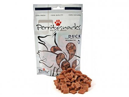 PERRITO Soft Duck Meat Cubes for Cats and Dogs 50g
