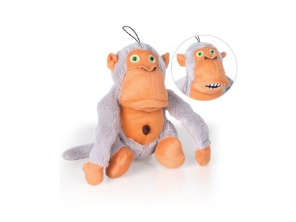 Hračka TOMMI plyš - Crazy monkey šedá 36cm