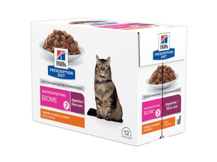 Kapsička HILLS Feline GI Biome 12x85g (multipack)