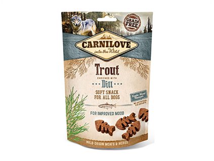 CARNILOVE Dog Soft Snack Trout with Dill 200g