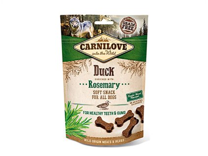 CARNILOVE Dog Soft Snack Duck with Rosemary 200g